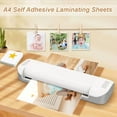 thumbnail image 6 of 50 Sheets A4 PET Laminating Sheets Self-Adhesive Matte Cold Laminating Film 11.8x8.4 Inch Waterproof Laminate Sticker, 6 of 6