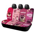 thumbnail image 1 of Oso de Fresa Lotso-theme Car Rear Seat Covers Back Elastic Flexible Car Seat Covers Decorative Fits Most Cars 120x59x76cm, 1 of 6