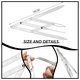 thumbnail image 3 of "Kit De Regla Microblading Diseño Compas Cejas Perfectas 6pcs Lab.G Plata ", 3 of 5