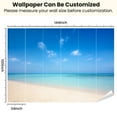 thumbnail image 3 of Peel and Stick Wallpaper Waterproof tropical seascape Wall Mural Decor Self Adhesive and Removable 100in x 144in, 3 of 8