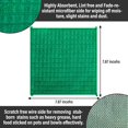 thumbnail image 2 of Sayene Dish Rags for Washing Dishes 8 Pack Multipurpose Wire Miracle Cleaning Coths Non-Scratch Wire Dishwashing Rag Lint Free Microfiber Cleaning Cloth for Kitchen Windows (Green), 2 of 6