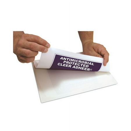 Cleer Adheer Self-Adhesive Laminating Film, 3 Mil, 9" X 12", Gloss Clear, 50/box | Bundle of 10 Boxes