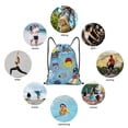 thumbnail image 6 of Balery Pirate Marine Animals Pattern Drawstring Backpack Bag Sport Gym Sackpack Cinch Bags Pattern Drawstring Backpack Bag Sport Gym Sackpack Cinch Bags -Medium, 6 of 6