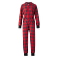 thumbnail image 4 of Mameluco con estampado de manga larga para mujer Ropa de dormir cómoda con estampado navideño Ropa de estar informal, 4 of 9