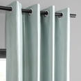 thumbnail image 3 of Robin's Egg Grommet Blackout Faux Silk Taffeta Curtain (1 Panel), Robin's Egg, 50W X 84L, 3 of 7