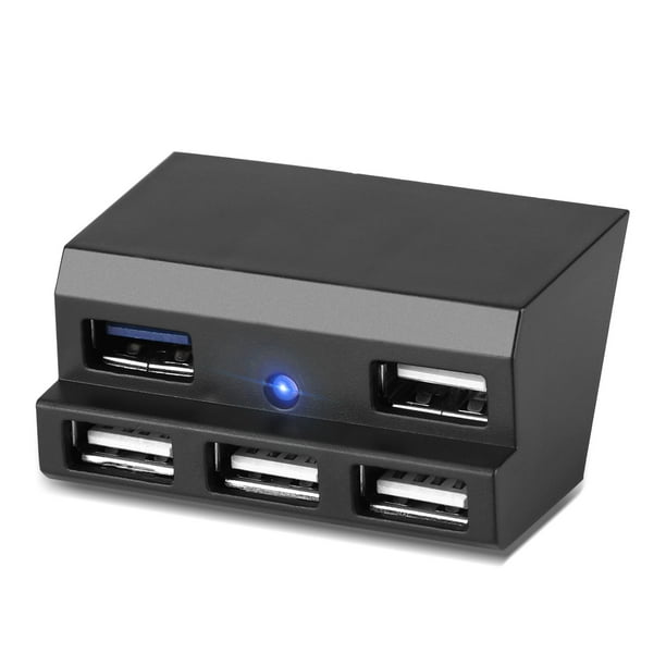 Usb Hub 3 0 2 0 Data Ports For Ps4 Pro 5 Ports Usb Extender Extension Adapter Splitter Hard Drive Storage Expansion High Speed Controller Charger Splitter Expander For Playstation 4 Pro Walmart Com Walmart Com