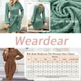 thumbnail image 5 of Weardear Women's Long Sleeve Sweater Dress 2025 Fall Crewneck Bodycon Knit Dress with Tie Waist, 5 of 5
