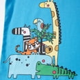 thumbnail image 4 of WOLLED Toddler Kids Baby Boys Cartoon T-Shirt Cute Animals Print Short-Sleeve Tops Pullover Casual Tee Shirt for 2-8 Years Old, 4 of 7