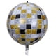 thumbnail image 1 of Globo de aluminio 4D de 22 pulgadas con láser plateado para discoteca, bar, fiesta, globo de papel de aluminio arcoíris, 1 of 5