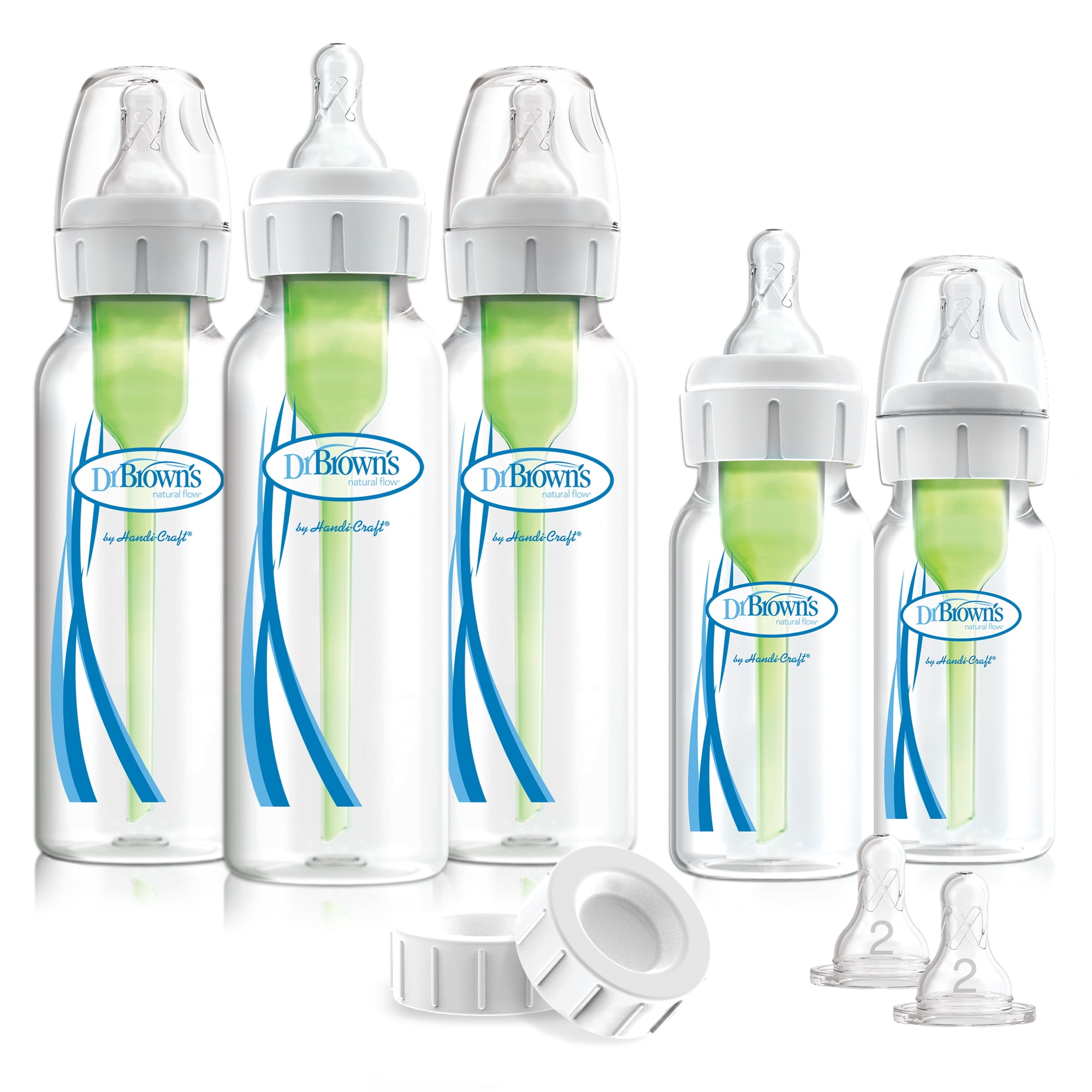 Dr. Brown’s Natural Flow Options+ Anti-colic Baby Bottles Newborn Feeding Set
