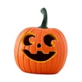 thumbnail image 4 of Elodie Décoration de Citrouille d'Halloween Collections de Bureau de Ferme Récolte Citrouille Simulée orange, 4 of 8