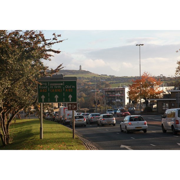 Huddersfield Ring Castle Hill Road Traffic Cars Inch By 30 Inch Laminated Poster With Bright Colors And Vivid Imagery Fits Perfectly In Many Attractive Frames Walmart Com Walmart Com