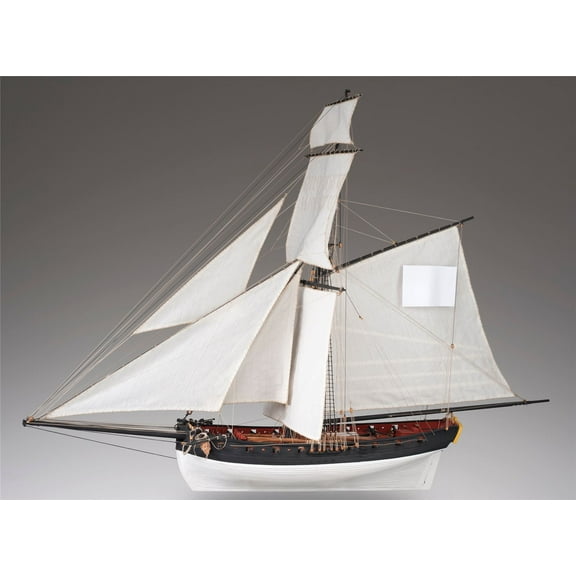 Dusek Le Cerf Wood Model Ship Kit D009 Scale 1:72