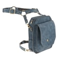 thumbnail image 2 of Cintura Cinturón Bolsa Steampunk Caballero Renacimiento Cuero artificial Gótico Azul Hugo Bolsa de cinturón de anillo de cintura, 2 of 10