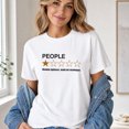 thumbnail image 3 of Jollimate People One Star Rating Shirt, Funny Introvert Graphic Tee, Sarcastic Gift for Women, 3 of 6