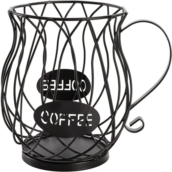 Dosaele K Cup Holder Coffee Pod Holders Metal Black