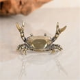 thumbnail image 5 of Crab Pen Holder Weightlifting Crab Desk Pen Stand Metal Crab Figure for Pen Storage Office Desk Display Decorations, 5 of 8