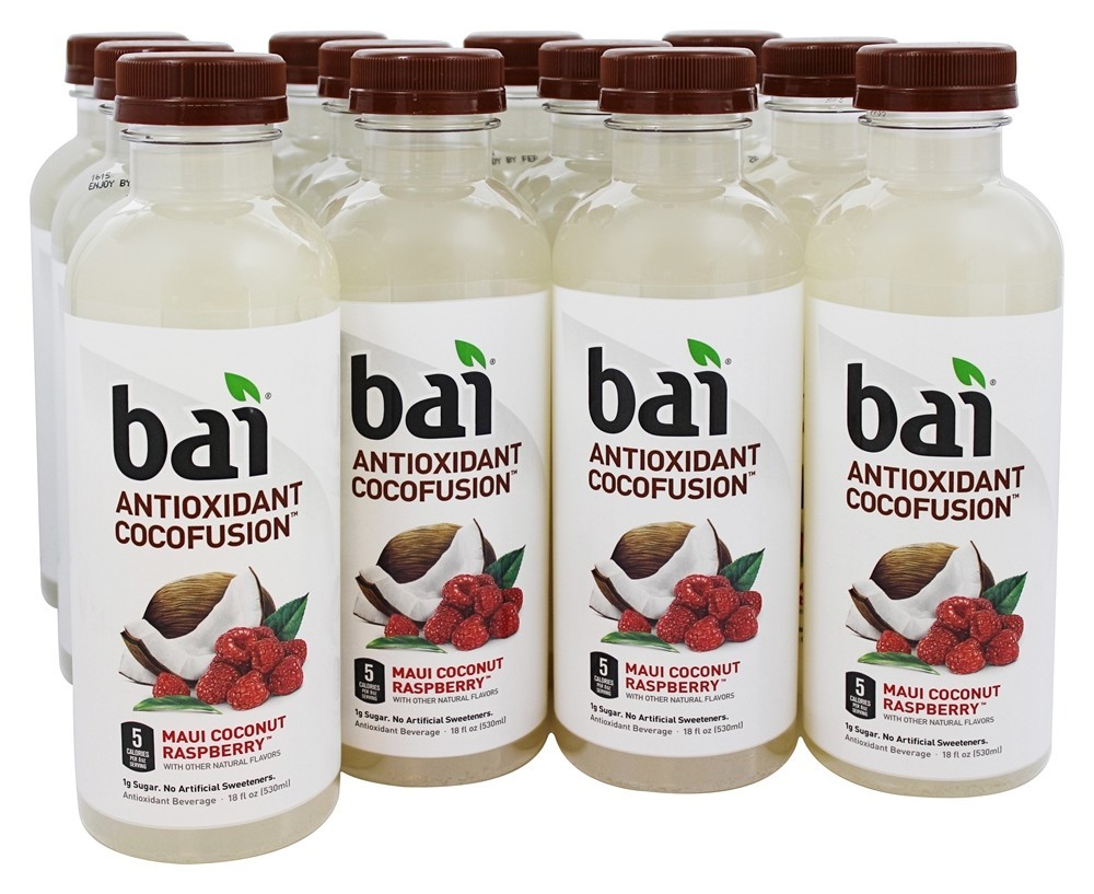 Bai Antioxidant Infused Beverage Cocofusions Maui Coconut Raspberry