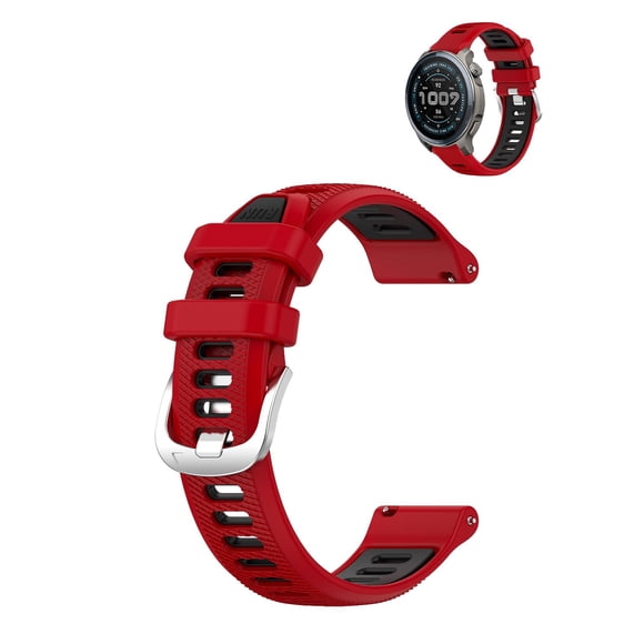 Pulseras YAJOJO Silicone para Amazfit Balance 2 1.5 Rojas y Negras
