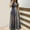A01342-Gray, variant on CALAFEBILA Sundresses for Women Short Sleeve Floral Maxi Party Dress Slim Long Dresses for Women 2025