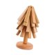 thumbnail image 4 of Salvamanteles de madera con forma de árbol, regalo, decoración de mesa, mantel individual, soporte para olla caliente 4 piezas, 4 of 9
