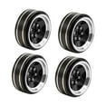 thumbnail image 3 of Kokiya 4 Pieces 1.3 Inches Beadlock Wheel Rim for FMS Ascent-18 1: 18 RC Car Sturdy Black, 3 of 9