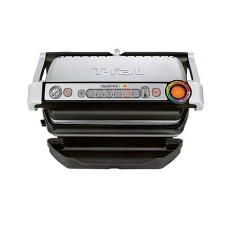 T-Fal GC712D54 OptiGrill Plus Stainless Steel Indoor Electric