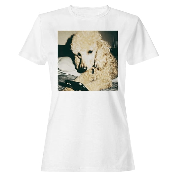 Poodle Dog Weird Animal Meme Women's White T-shirt