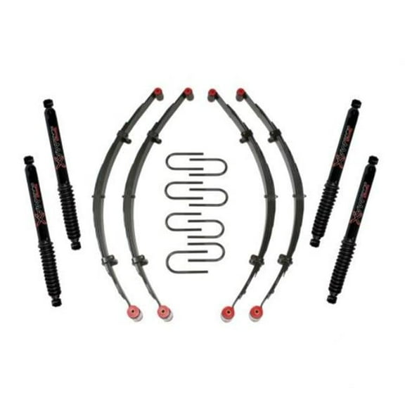 Component Box with 4 Black Max Shocks for 27686CJ