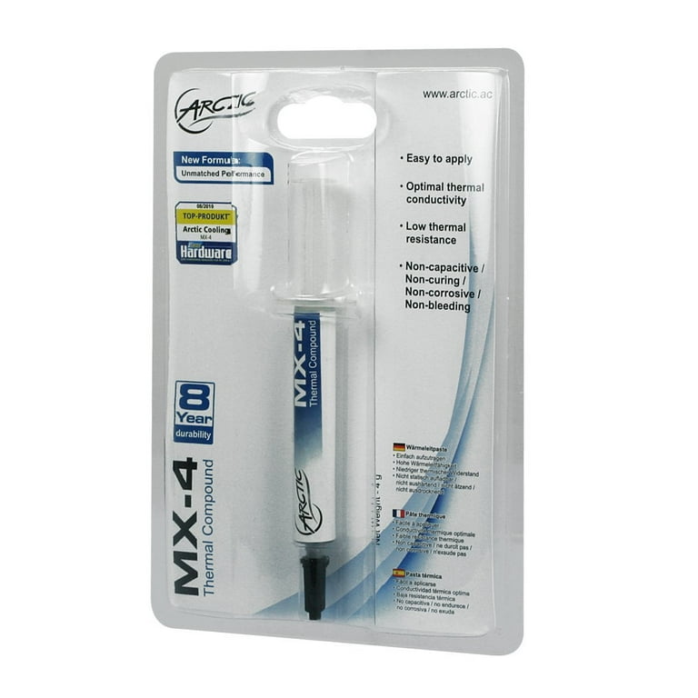 ARCTIC MX-4 (4 Grams) - Thermal Compound Paste, Carbon Based High  Performance - NabCooling