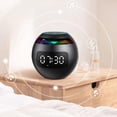 thumbnail image 3 of Miulika Mini Bluetooth Speaker Rechargeable Alarm Clock Subwoofer Black B, 3 of 9
