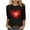 Womens Valentines Shirt-Q147 Black, variant on Mifsaly Womens Valentine Shirt Tunic 3/4 Sleeve Heart Print Tshirts Festival Loose Crewneck Pullover Tops Lightweight Cozy Blouse Girlfriend Gifts Outfits S