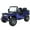 Blue, variant on X-Pro Ranger 150 Jeep Go Kart with 3-Speed Semi-Automatic Transmission w/Reverse, Big 18" Aluminium Rim Wheels! LED Headlights, with Windshield and Spare Tire!