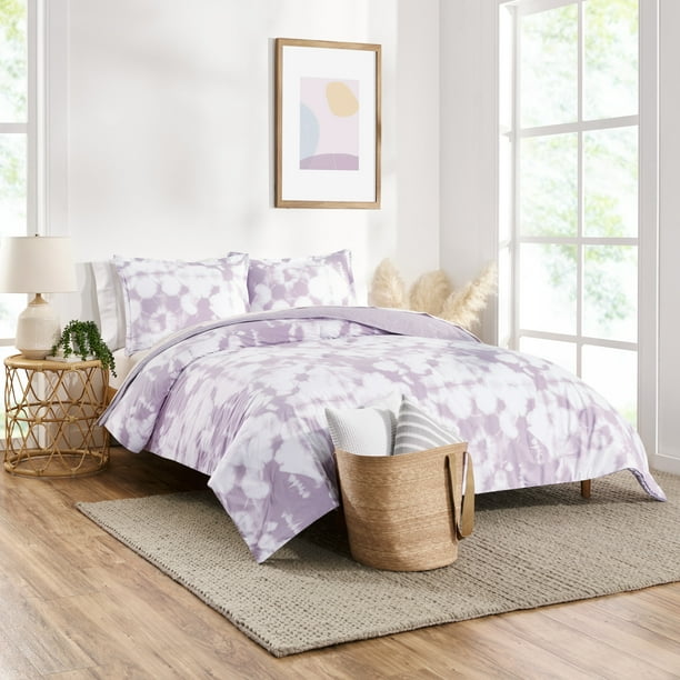 Gap Home Tie Dye Reversible Organic Cotton Blend Comforter Set, Full