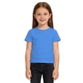 thumbnail image 6 of Jamsmile Toddlers Girls T-Shirts Soft Basic Solid Short Sleeve Shirts Casual Crewneck Tops Children Girls Tee Shirts, 6 of 6
