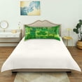 thumbnail image 4 of GZHJMY St. Patrick's Day Queen Satin Pillowcase St. Patrick's Day Plaid Shamrock Clover Leaves Green Pillow Case Cover Home Bedding Smoothy Ultra Soft Pillow Cover Bedding Deco Home Decor, 4 of 7