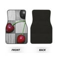 thumbnail image 2 of Naloa Cherries laid Car Foot Mat Set of 4 Pieces - Universal Floor Liner Neoprene Full Set Floor Mats for Cars Trucks SUV, 2 of 7