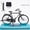 black DIY assembly, variant on 1:10 Bike Classic Bicycle Alloy Toy DIY Assembling Puzzle Gift for Children Model Collection Hobby