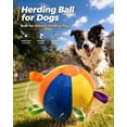 thumbnail image 2 of Calming Jumbo Ball for Dogs, 10/18/22" Large Herding Balls, Durable Tear-Resistant Inflatable Toys with Heavy-Duty Handle Cover & Pump, Big Exercise Toy for Pets and Horses, 2 of 7