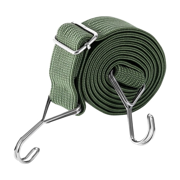 A Adjustable Elastic Truck Binding Strap Heavy Duty Tie Down Ropes For Motorcycles Cargo 78.7 Inches Super Strong Tensile Straps With Hooks 220G