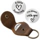 thumbnail image 1 of Ganfancp Bolsillo Acero Inoxidable Moneda Europea y Grabado Regalo Funda Cuero Artículos En Liquidación Ficha Pocket Hug*1, 1 of 2