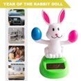 thumbnail image 4 of Conejito Bailando Shaking Head Bunny Dashboard Ornaments Solar Doll Auto Interior Decor (Conejo A), 4 of 8