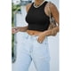 thumbnail image 2 of Tops Sin Mangas, Camisetas Sin Mangas, Informales, Suaves, Cuello Redondo, Simples, A La Moda, Para Fiestas De Vacaciones, Para El Trabajo, Citas. ANGGREK Otros, 2 of 6