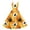 Orange, variant on Halloween Tea Party Dresses for Women Pumpkin Ghost Witch Graphic Cocktail Dress Classy Crewneck 50s Tea Dress Sleeveless Fluorescence Yellow Halloween Clothes Fluorescence Yellow 2XL