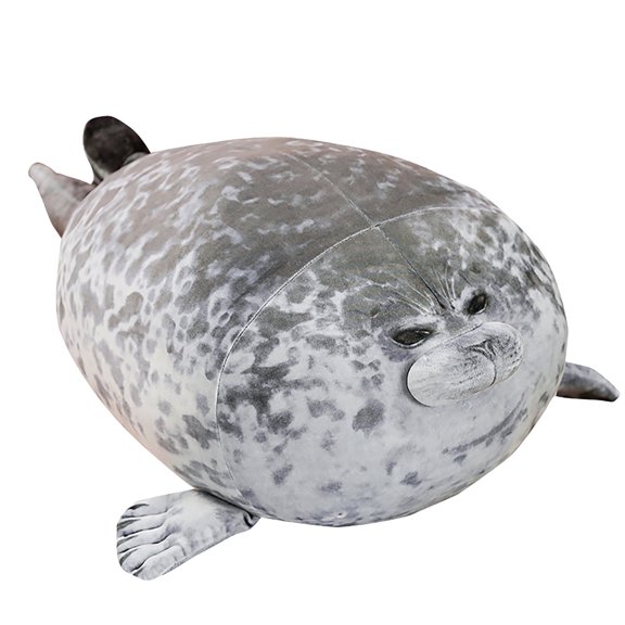 ChubbBlob Seall Cute Cushion Plush Pillow Toy Animal Cushion Soft Sleeping 16inch/40cm