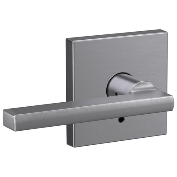 Schlage FC172LAT626COL Custom Latitude Non-Turning Two-Sided Dummy Door Lever Set - Chrome