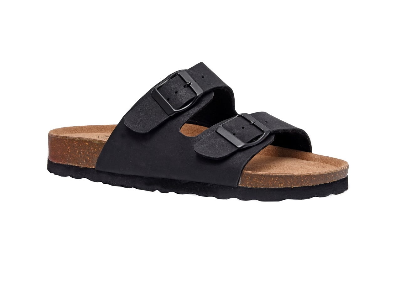 Women's Cushionaire Libby Cork footbed Sandal with Comfort and Wide Widths Available,