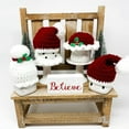 thumbnail image 2 of Adorable Mug Cap Multipurpose Woolen Yarn Christmas Santa Soft Mug Hats Holiday Decoration, 2 of 11