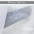thumbnail image 3 of Rosnek Solid White Tulle Sheer Window Curtains Living Room Waterproof Patio Sheer Curtains Exterior Pergola Decoration Porch Curtain, 3 of 8