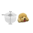 thumbnail image 3 of Epoxy Resin Handmade Wedding Supplies Clay Tools Soap Making Teddy Dog Head Candle Mold 3D Art Wax Mold Silicone Mould 2, 3 of 8